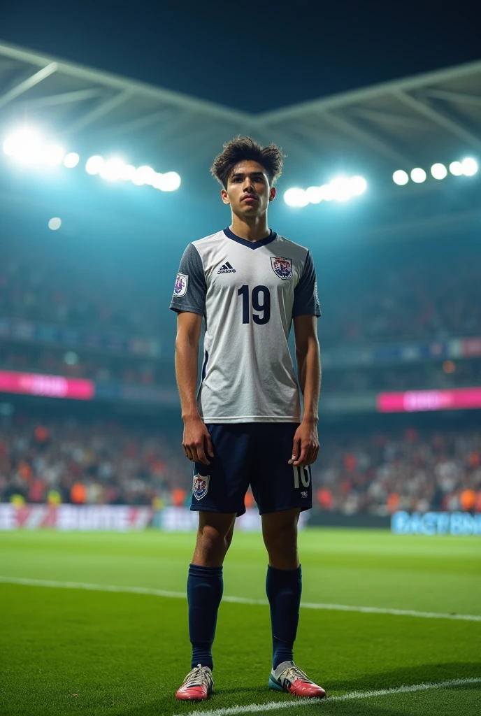 Created a player aged 18 footballer number 19 text called KABOUSS