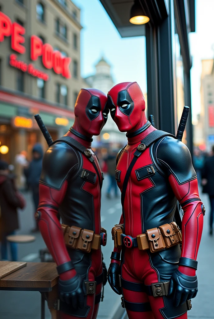Deadpool and Spiderman gay sex