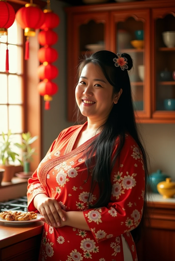 Plump busty Chinese wife