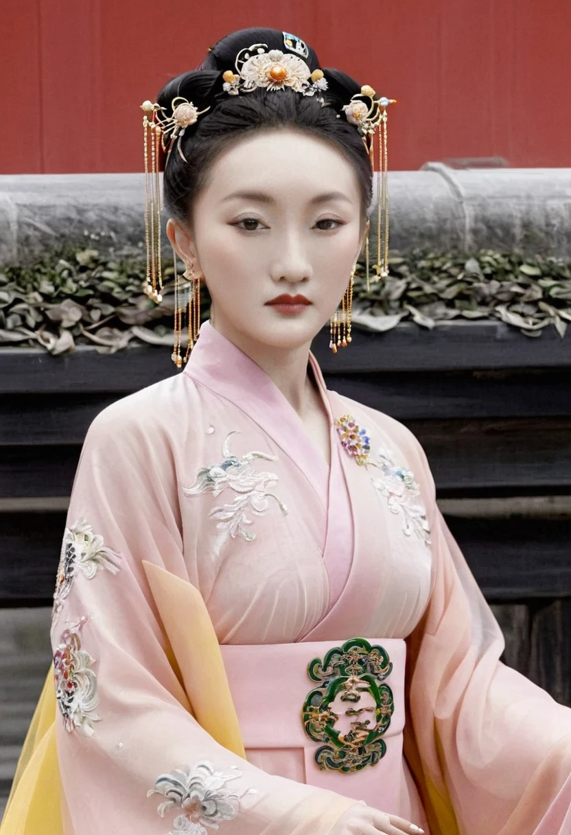 Female emperors of the Qing Dynasty, Full body nude seen from the front, Outside the Qing Dynasty Palace