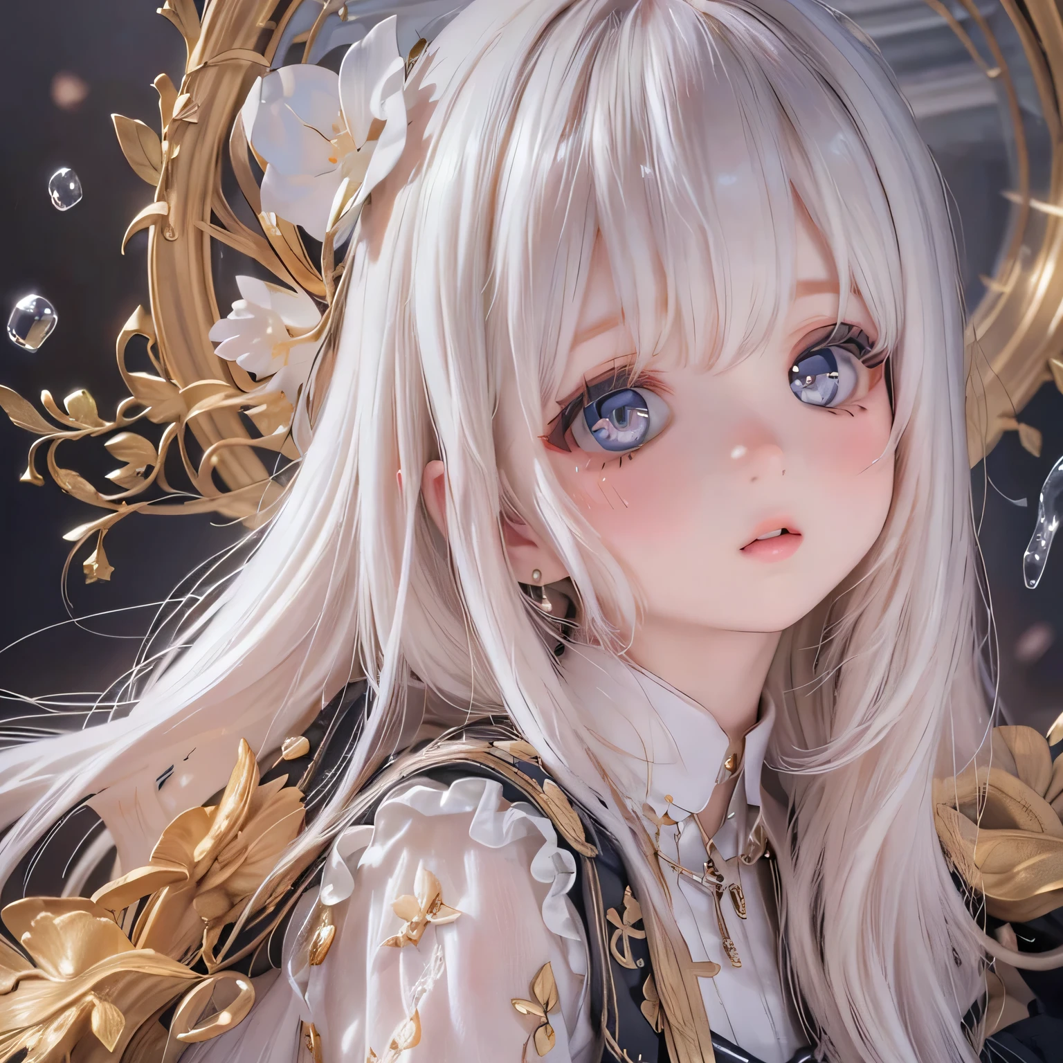 (Highest quality, High resolution, Realistic:1.37),Very detailed, Beautiful details,Beautiful lip detail,Very detailed目と顔,Long eyelashes,One person&#39;S,Sharp focus,Vibrant colors,Soft lighting,Fenrir Girls,Big Breasts,Fantasy elements,,Ice Magic,Flowing Hair,Heavenly beauty(((((whole body)))))cute  cute Sexy pose  (((Sexy pose)))((((((()))))))(((cute))) 、 cute足、(((((Belly dance))))) Smiling Stage
