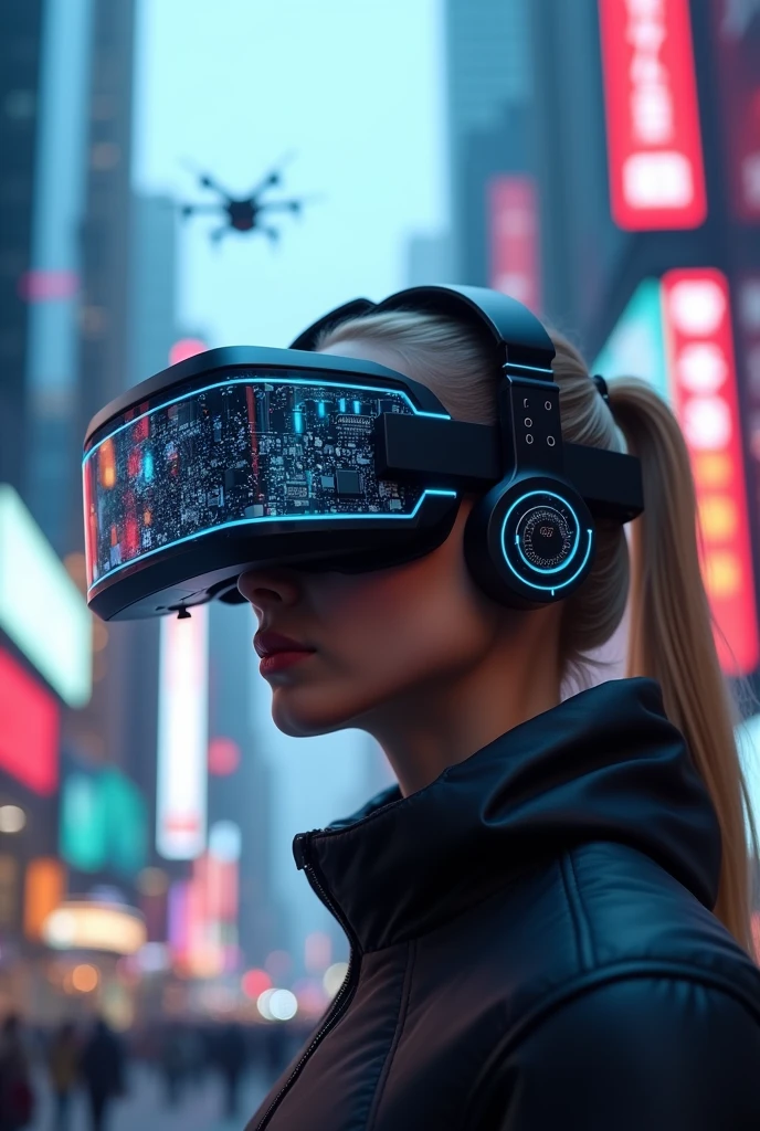 Make me a headset from the future .