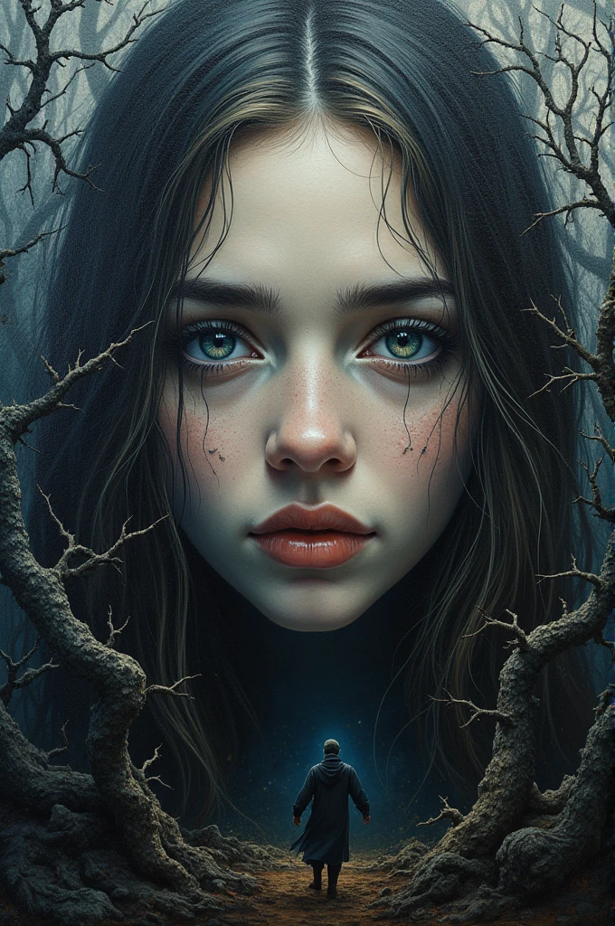oil painting, heavy brushstrokes, paint drips, a breathtaking portrait of a beautiful woman and smart dire wolf walking in a forest of twisted forest of thorns,
long fuzzy hair, perfect symmetric eyes, gorgeous face, dark fantasy, intricate details,
hyper detailed, Jean Baptiste Monge, Carne Griffiths, Michael Garmash, perfect composition,
masterpiece, rich, deep colors, layered image shaded by cells, golden ratio, award winning,
professional, highly detailed, intricate, volumetric lighting, gorgeous, masterpiece,
sharp focus, depth of field, perfect composition, award winner, artstation,
acrylic painting, pixiv fanbox trends, palette knife and brush strokes, 16k hi res