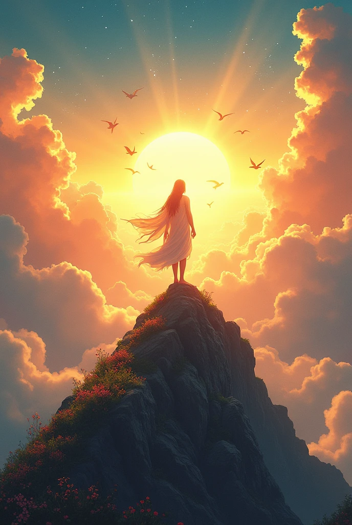 Create a poster showing your holistic understanding of
'overcoming limitations and achieving transcendence!