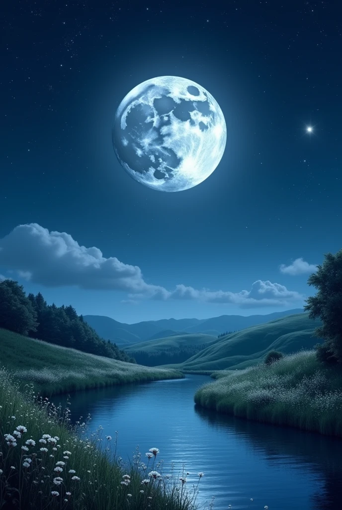 Only one moon