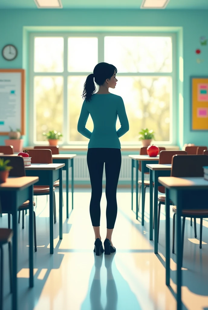 Make me a teacher's profile template