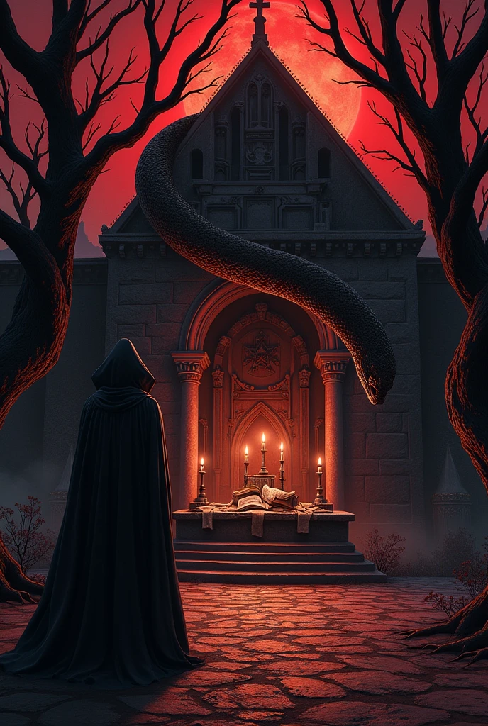 Satanaic church with serpent for you tube thumbnail