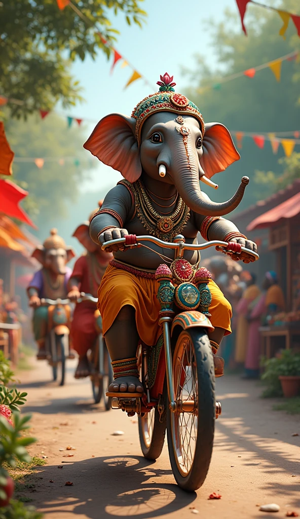 Indian creative animals bike