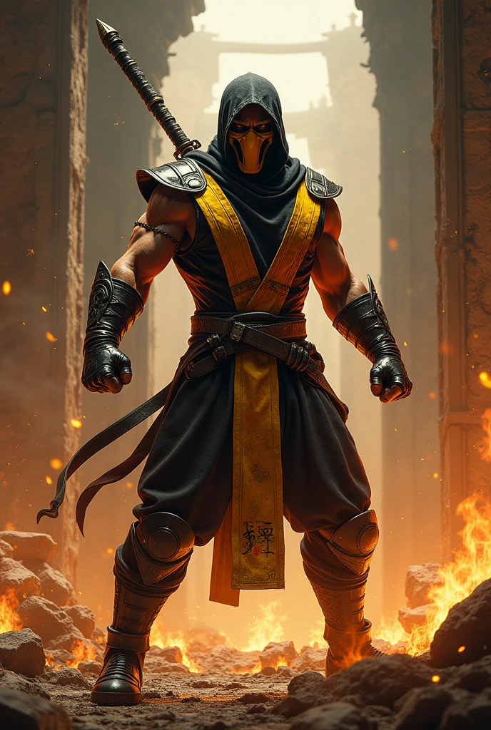 Create Scorpion from Mortal Kombat 9