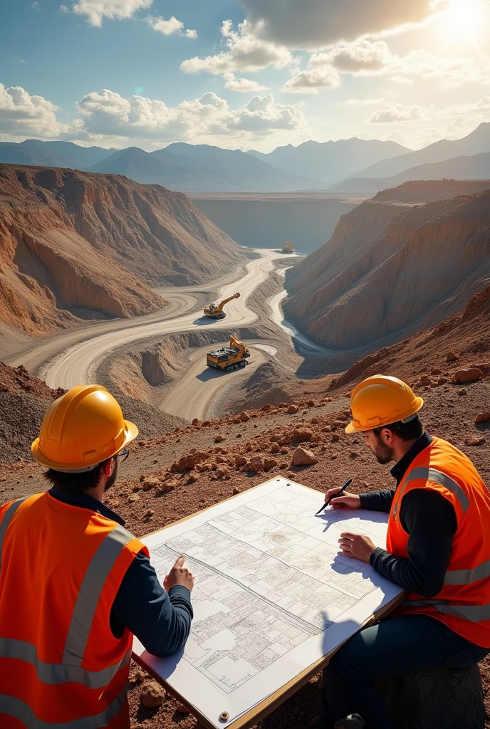 Show how transportation engineers are related to mining