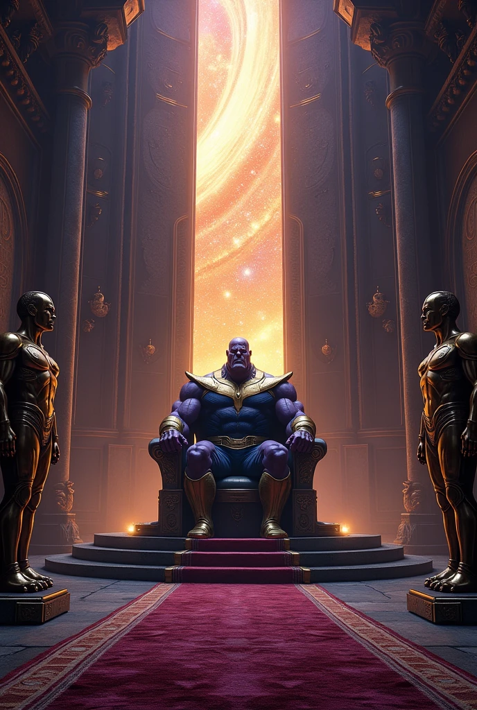 A room of  thanos, 
decorate