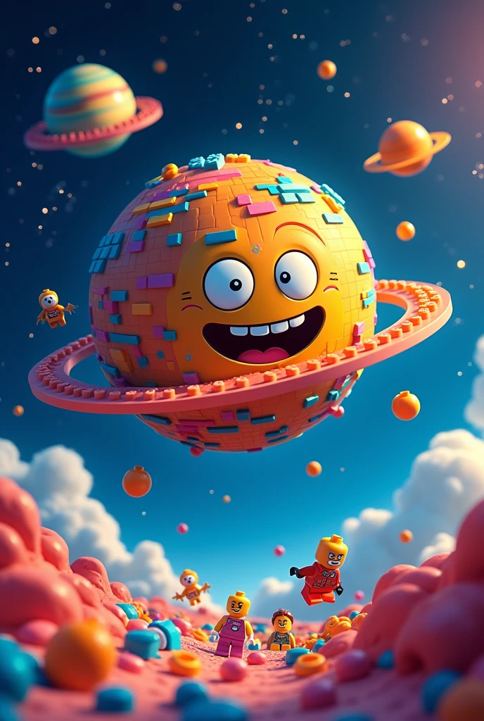 lego head planet in solar system