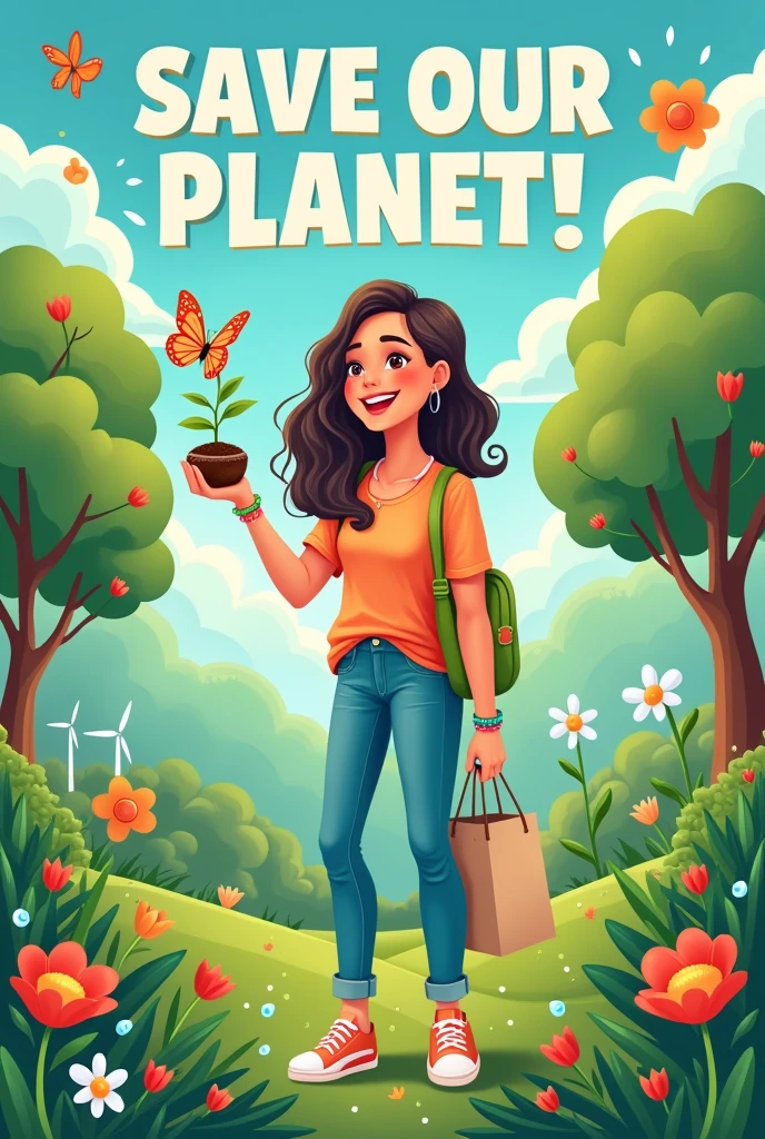 poster on how to save the environment.