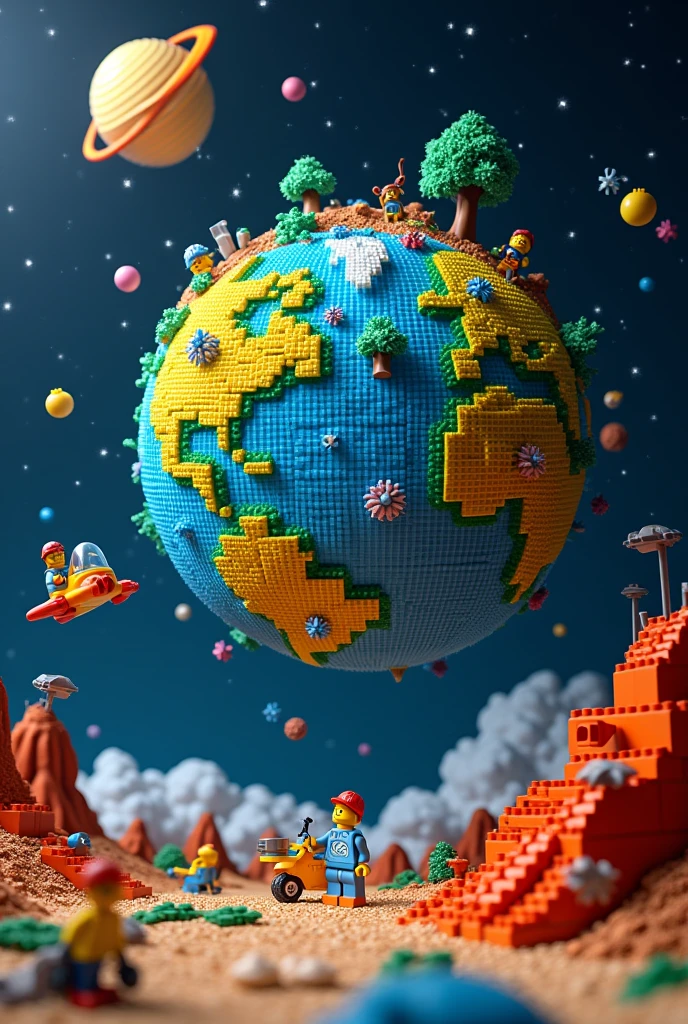 lego planet in solar system 