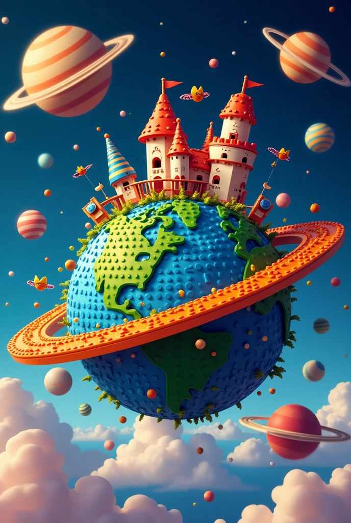 lego planet in solar system simple