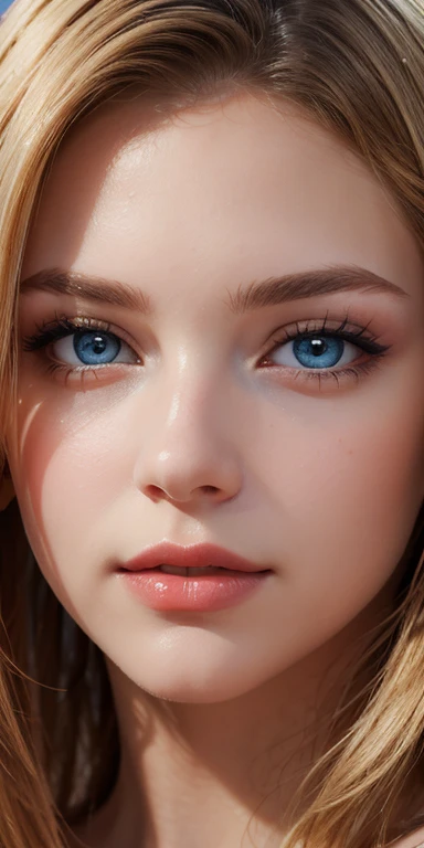 (Best quality,8 K,a high resolution,masterpiece:1.2),digital artwork,Young woman,gentle face,tender eyes,My blonde hair,long straight hair,Shiny blue eyes,Red lips,particle,dust,warm colors,shy,enamored,Live drawing,men'shirt with white collar,NECKLACE,Beautiful face,Big breasts,more, than_body,Tyndall effect,realistic,dark studio,(HD skin:1.2),8 K Ultra HD,soft light,high quality,edge lighting,two-color lighting,Volumetric lighting,frank,Professional photography,超a high resolution,8 K,hips,shallow depth of field,Photos from the film