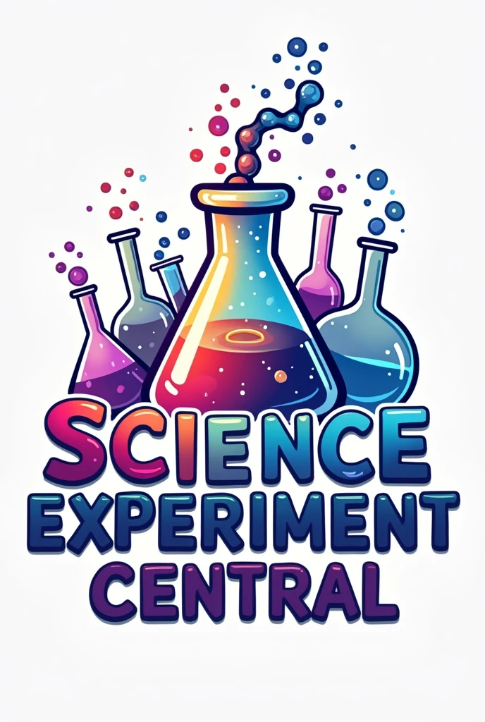 Best quality, 8k image,logo for youtube channel topic is science experiment Central 