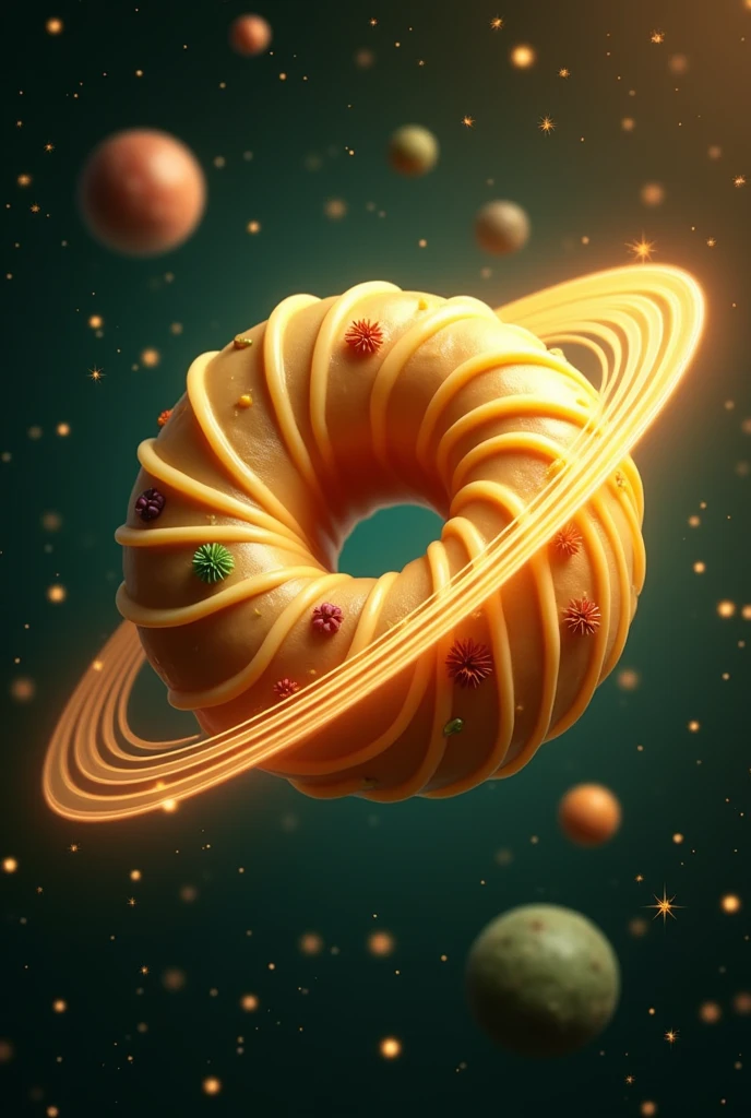 siomai planet in solar system simple in a donut shape