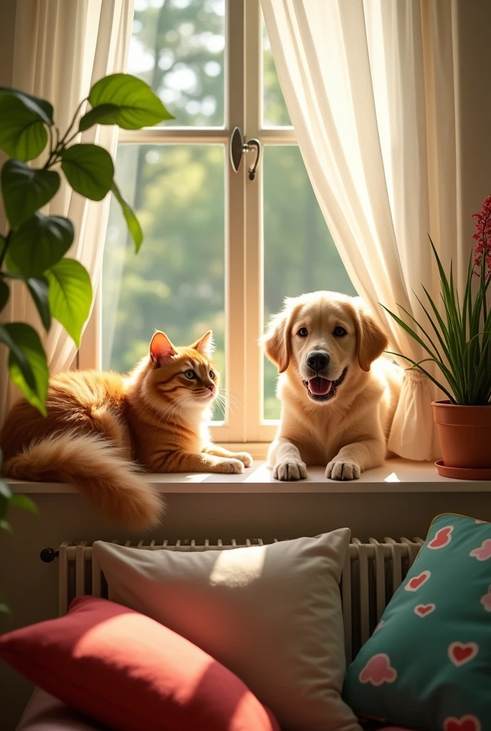 Cat and dog