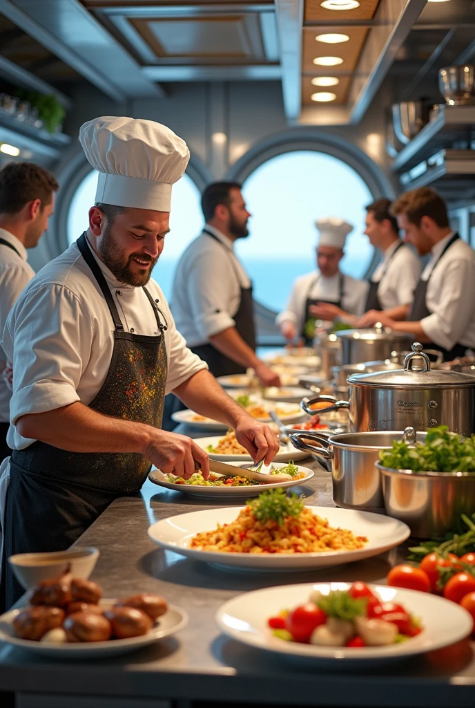 Cruise ship
chef crew