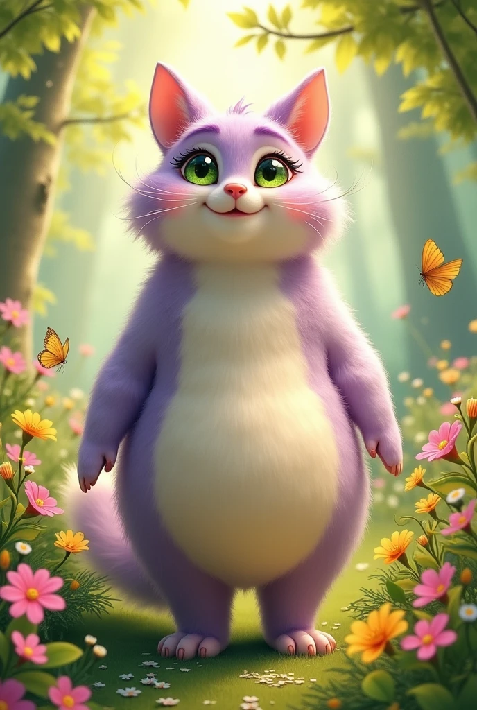 chubby furry woman