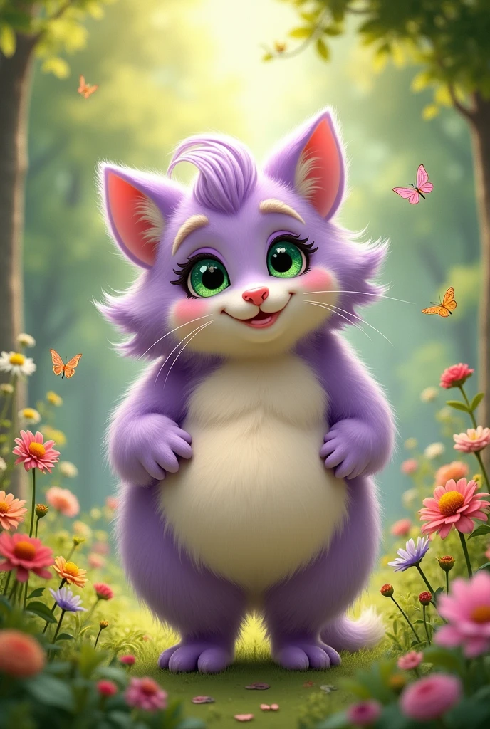 chubby furry woman