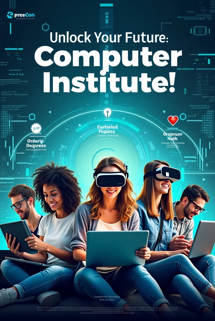 Poster for computer institute