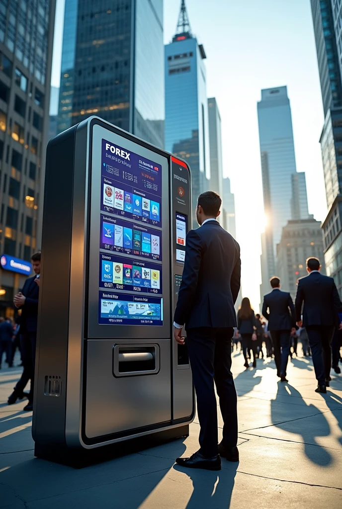 Forex exchange vending machine