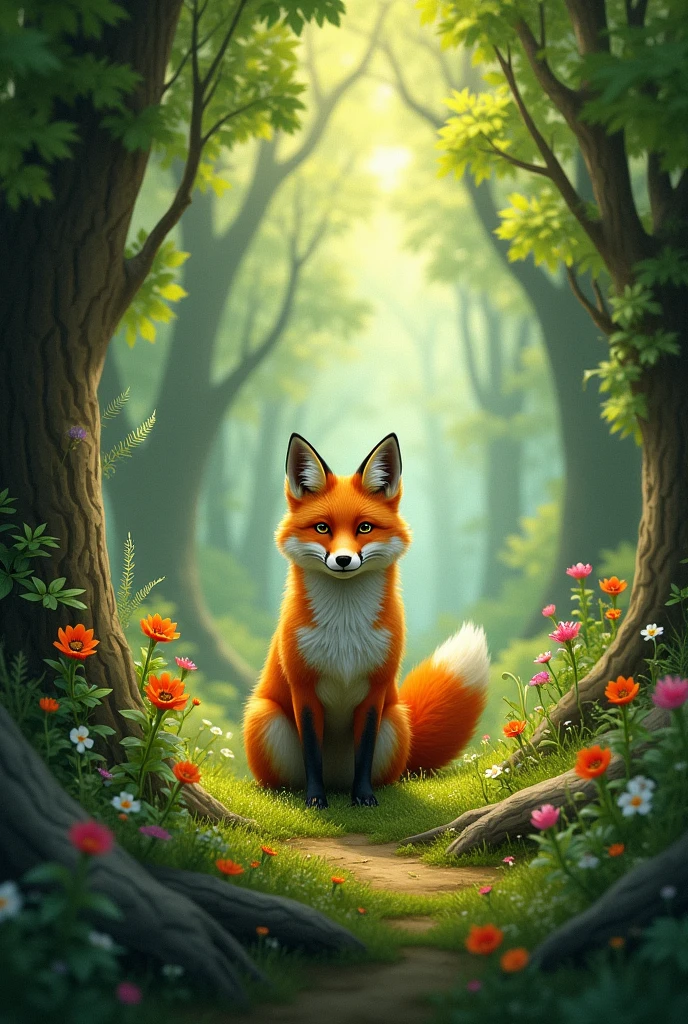 A long time ago. A clever fox lived in the forest.