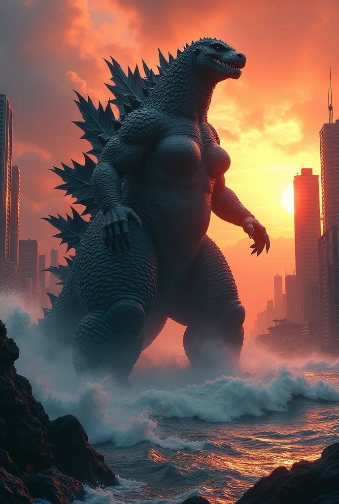 Godzilla with big  