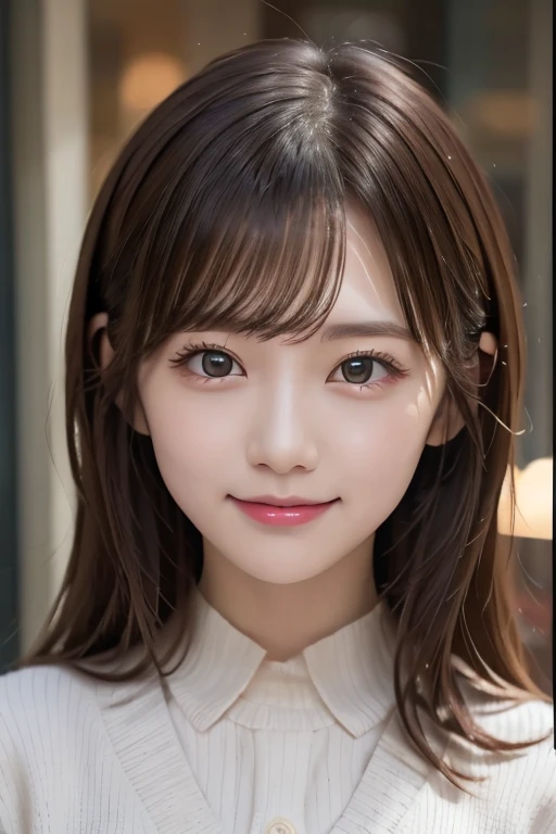woman,22 years old,Brown Hair,In a suit,Bright smile,Big Eyes,Charming,Cheerful and energetic,Natural body,Small and delicate,A little bit of a clumsy person