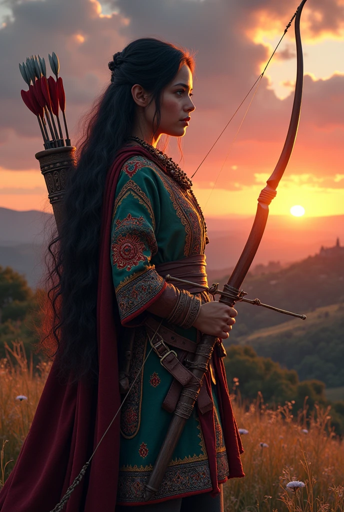A girl warrior of Turkic times, a Saxon state, a flexible strategist
