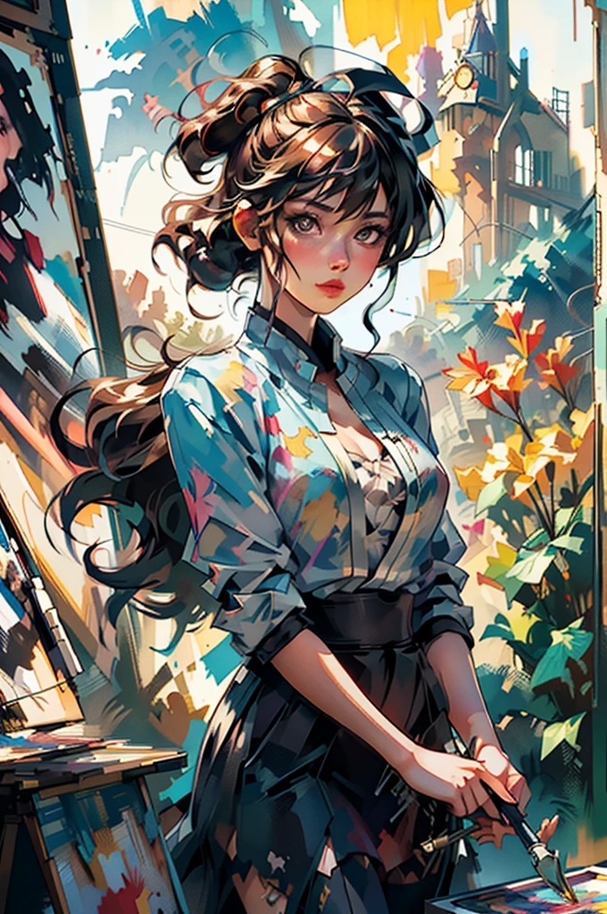 ::  comix style ryuko hikari ::2.9   style :: concept art, smooth, sharp focus, illustration, , character sheet, lightningwave, beautiful anime watercolor painting ,paint dripping by tim okamura, victor nizovtsev, greg rutkowski, noah bradley. trending on artstation, 8k, masterpiece, graffiti paint, fine detail, full of color, intricate detail, golden ratio illustration,monochromatic green background, masterpiece, best quality, high quality, highres, best quality, high resolution fix, bright amazing lighting, detail enhancement,(beautiful and clear background:1.2),, fantastic paintings ,graffit style, best quality, high quality, highres, detail enhancement, ((most beautiful image in the world)), masterpiece, best quality, high quality, highres, detail enhancement, ((most beautiful image )), , emphasis on the correct 5 fingers on each hand and the correct shadow, , bright image, art by stanley artgerm lau, art by kenneth rocafort, art by genzoman, art by joe madureira, art by blushyspicy, art by stjepan sejic, art by j scott campbell, art by guillem march, art by citemer liu, 4k, high resolution, comic book, comic book character, comic, high quality, masterpiece, best quality, high quality, highres, amazing lighting, detail enhancement, most beautiful image in the world, 8k resolution, awe inspiring, hd, 4k, masterpiece, highres, absurdres, natural volumetric lighting and best shadows, deep depth of field, sharp focus,::inking comix on pencils  by richard luong ::stunningly