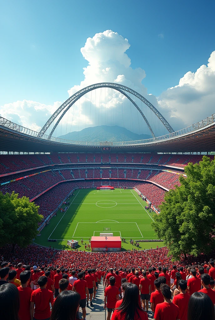 A Flamengo stadium from the outside