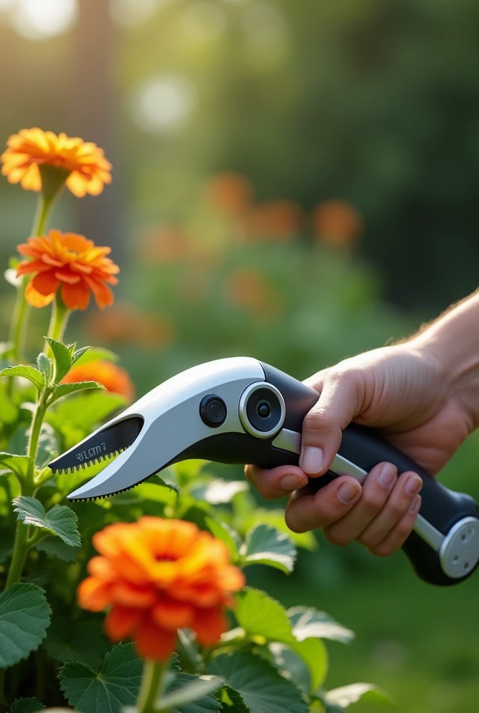 Robot Garden tools that is sleek, modern and compact