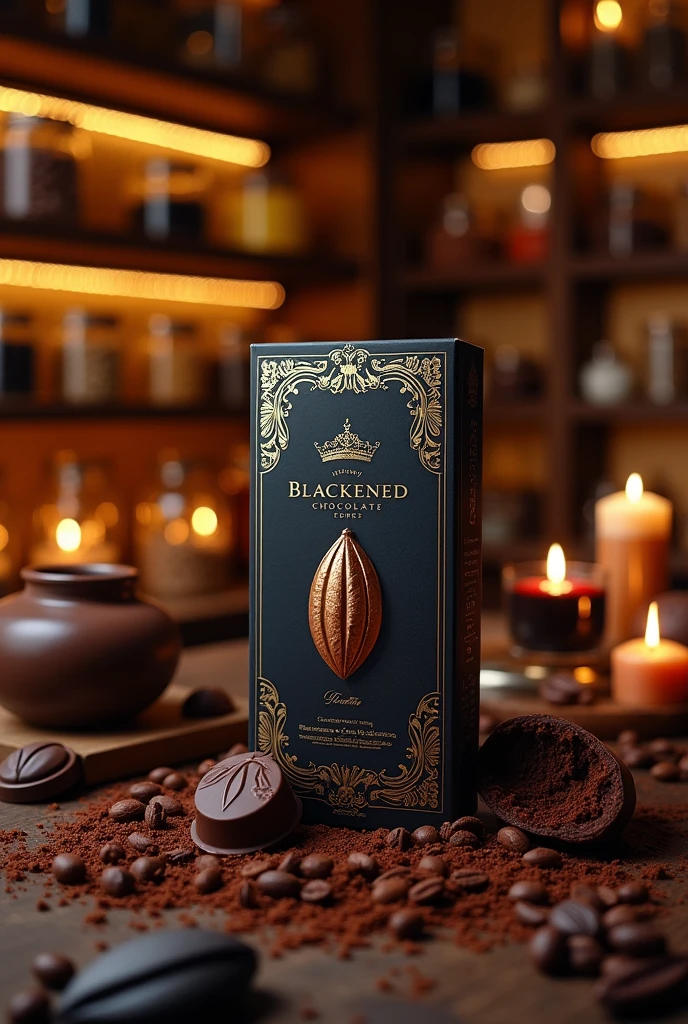 A brand of chocolate called Blackened