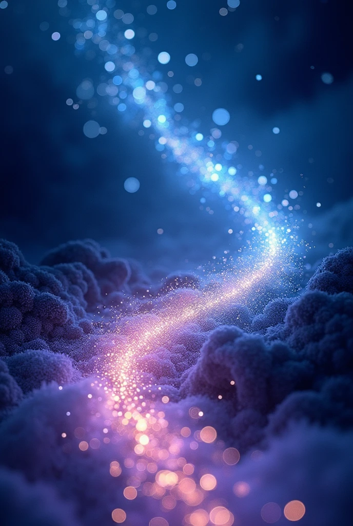 a starry magic trail like is being used on graphics for the disney movie wish presenting a movietitle #midjourney