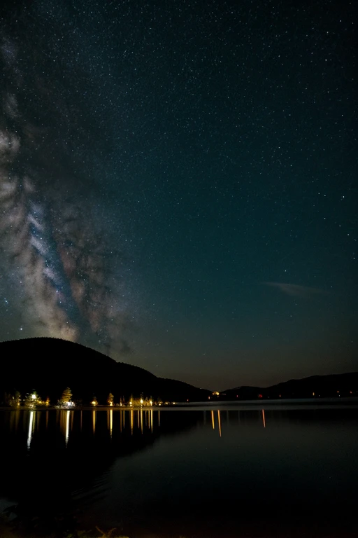Lakeside、Night Sky、star々