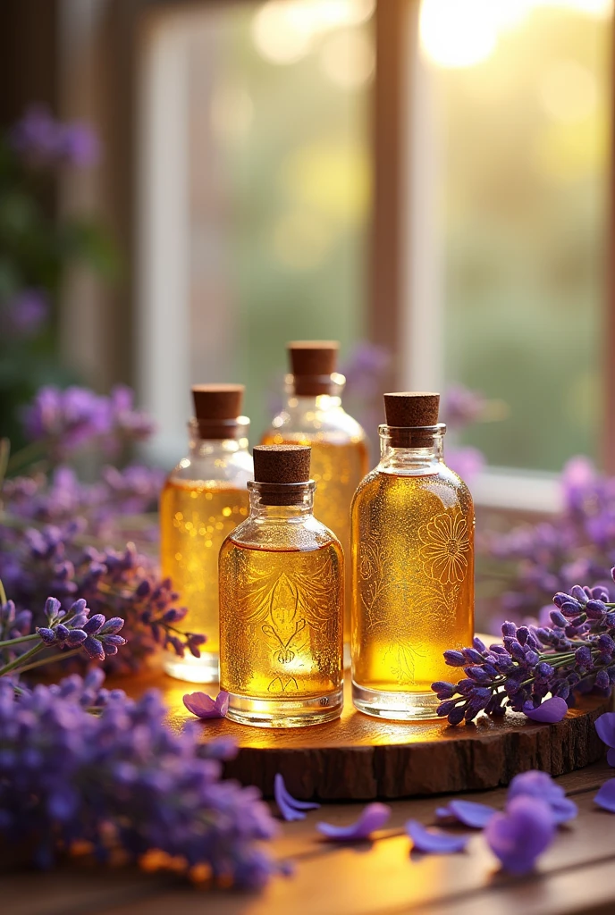 lavender oil bottles
