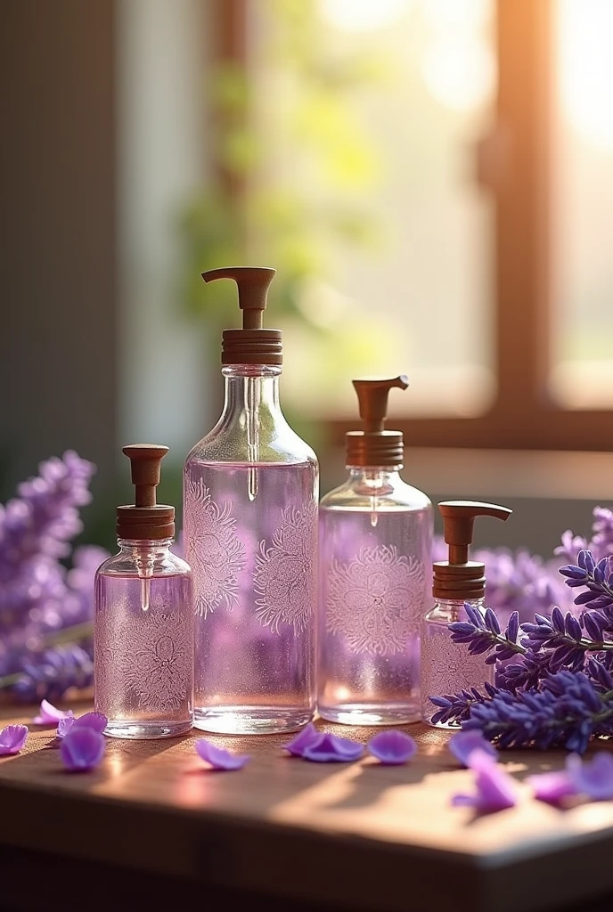 lavender oil bottles