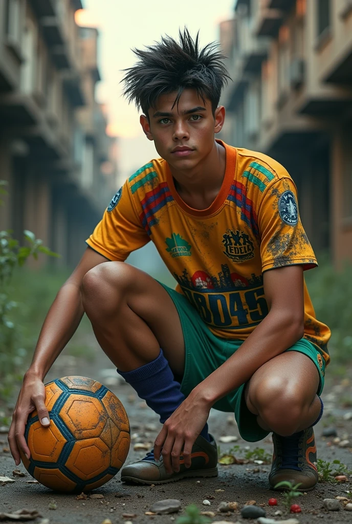 Created a 16 year old footballer bibtext player called FORCE|zombie