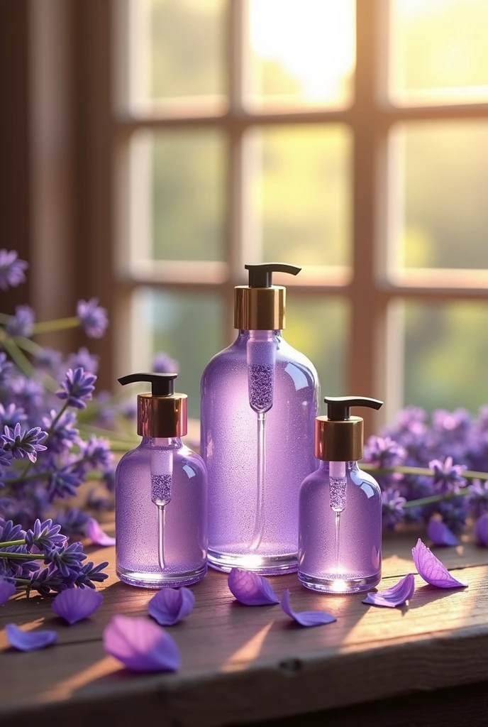 lavender oil bottles