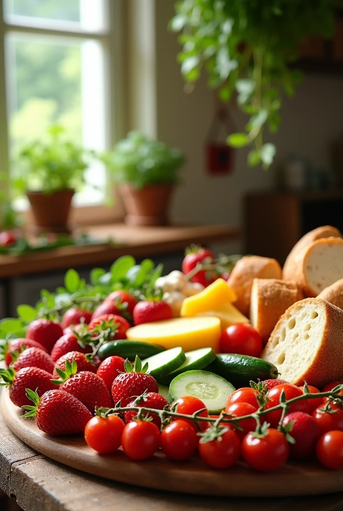 Vários alimentos juntos