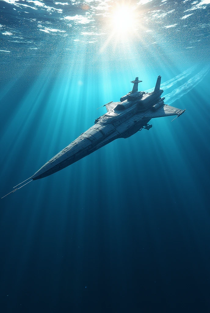 masterpiece, super detail, uhd, 8k, super detail, best quality, star々The ocean, Spaceship, Countless sparkles