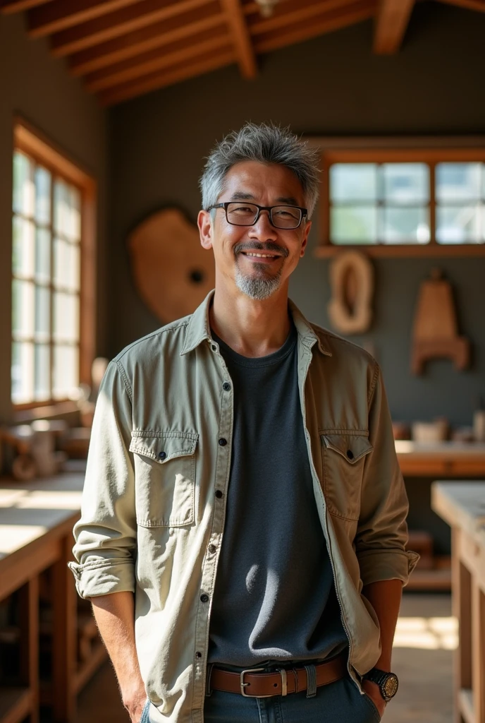 A woodworking craftsman, a company president, a pioneer, a cool 40-year-old whose hobbies are golf and camping, a Japanese man who likes to drink alcohol