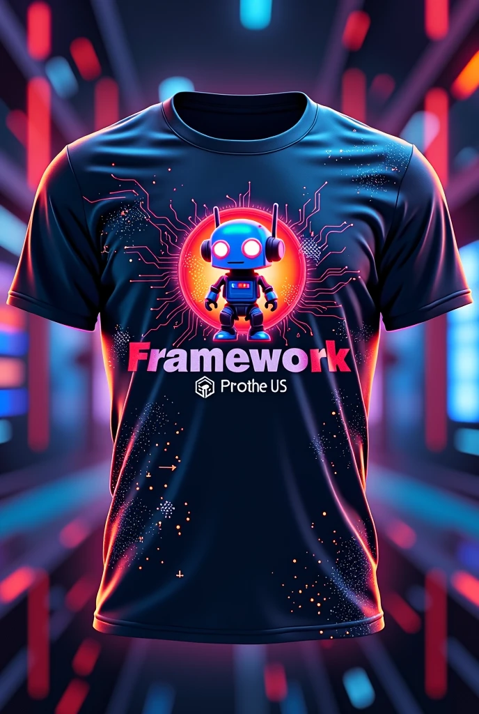 Framework Protheus TOTVS T-Shirt with Technology Mascot 