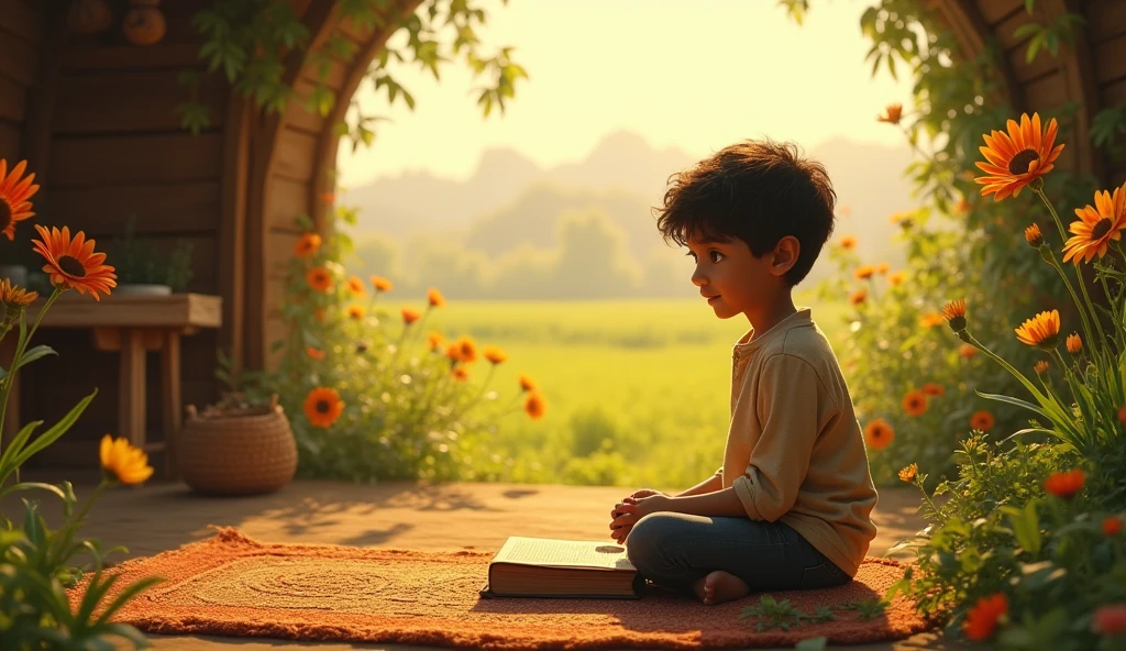 
In a village there lived a , Ali. Ali was very innocent and had faith in Allah. He always prayed and recited the Holy Quran with his parents.
