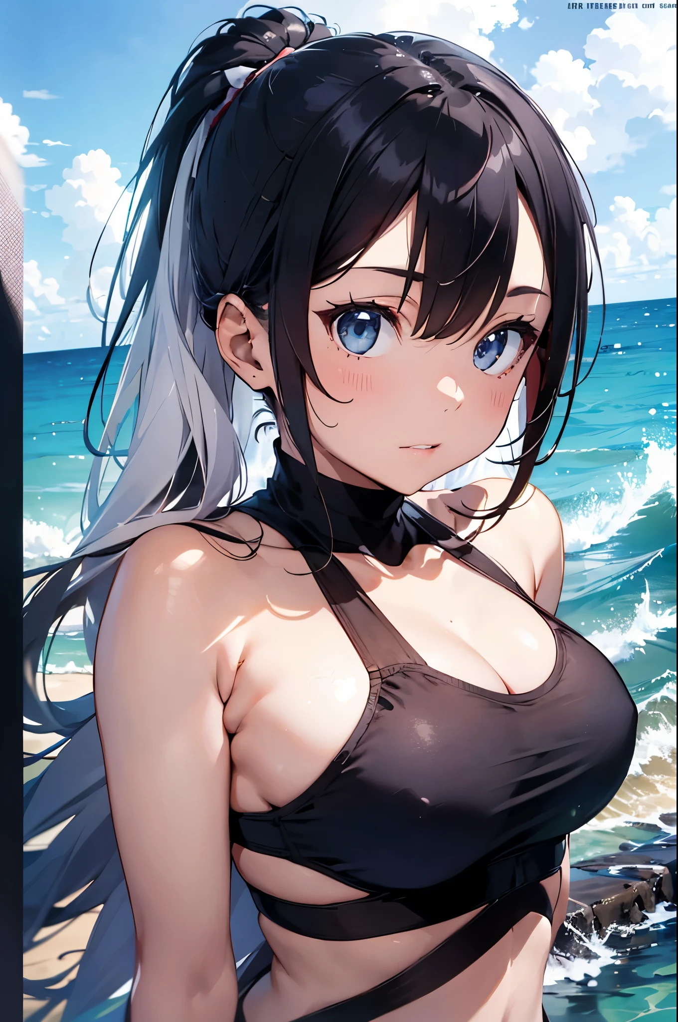 4K,8k,High resolution,
One beautiful young woman,Silver Hair、ponytail、
(Soft Saturation:1.3), (Fair skin:1.2),
(ultra-Detailed Background, Detailed Background), Bokeh,
break'Smiling portrait.,
When viewed from the front, The composition is symmetrical,
Looking straight at you with serious eyes,
break Swimwear, White Bikini, Center of chest,
Outdoor, Sea surface, null, sunlight,Summer beach, Sandy Beach,
Strong light, Front lighting,
(:1.3), (Cowboy Shot:1.2),
Front brake angle,
View your audience,
Dynamic pose,
sitting on the beach
Seaweed、Seaweed、Seaweed、Seaweed、Seaweed、Seaweed、Seaweed、