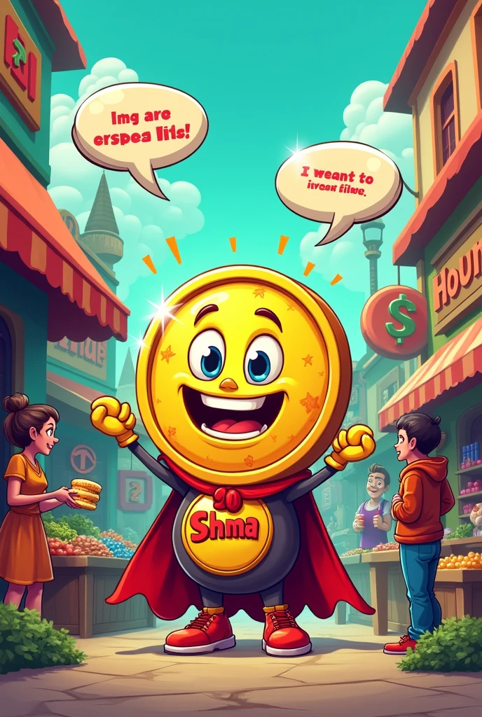 make a funny advertising banner for ShmaCoin