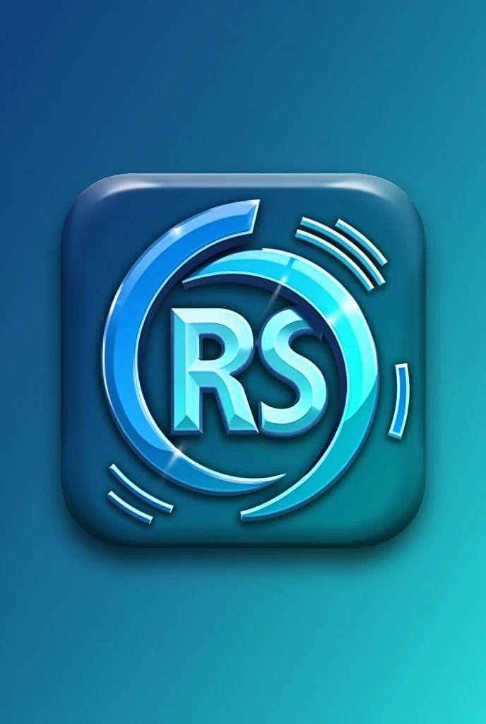 Create for me the best logo for an app icon written CRS TV
